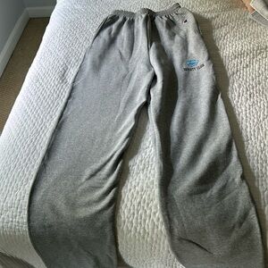 Grey wide leg sweatpants - Champion - size s